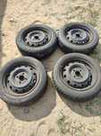 4 opony zimowe uniroyal ms plus 77 165/60 r14 z felgami Hyundai i10
