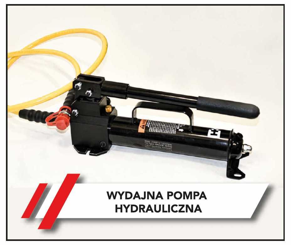 Zakuwarka ręczna mobilna HYDFLEX NFS-16 + 10 kpl szczęk