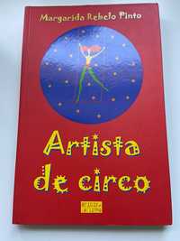 Livro "Artista do circo" de Margarida Rebelo Pinto