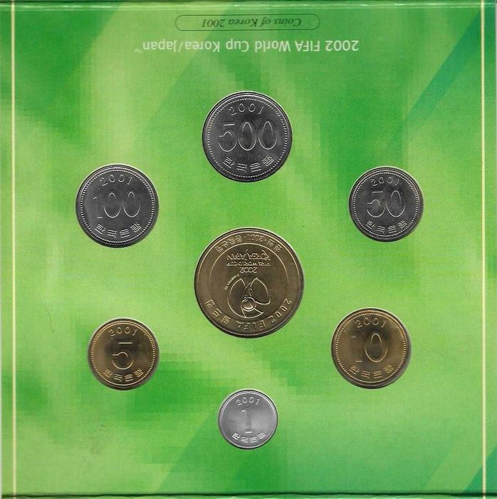Coreia do Sul - - - "2002 - FIFA World Cup-Coreia-Japão" - - -  Moedas