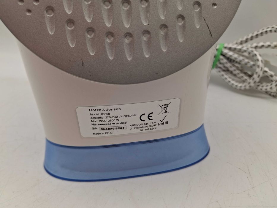 Żelazko GÖTZE & JENSEN IG550  2600W