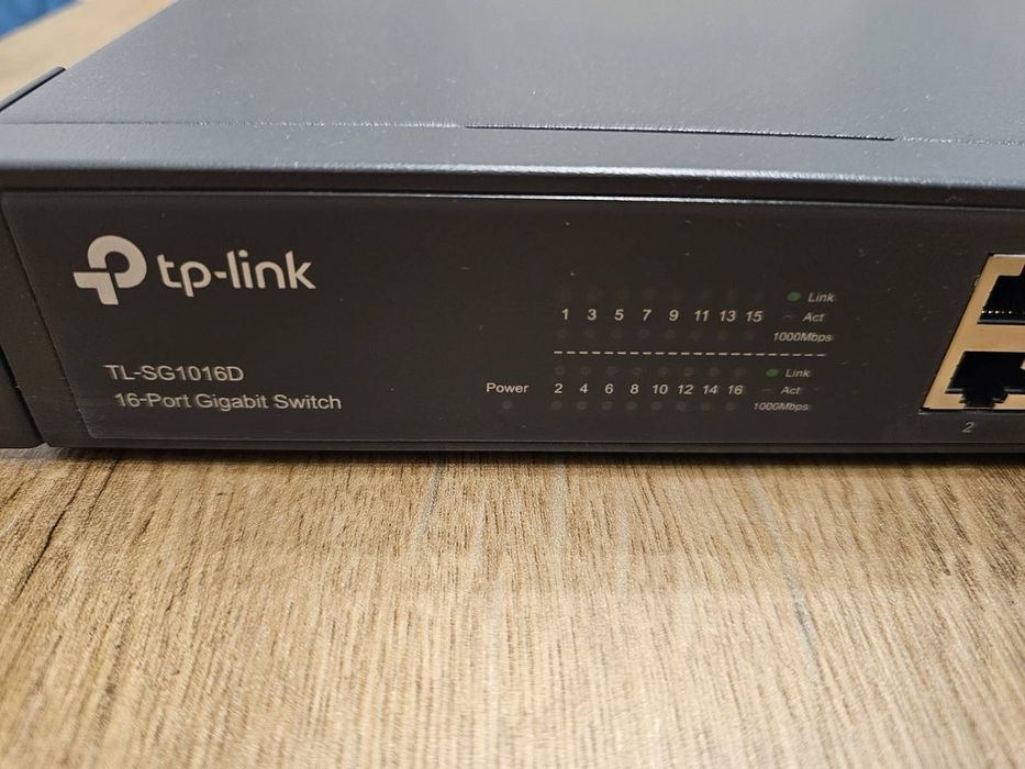 Tp-link Switch 16 portów. Sprawny 100%.