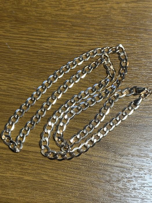 Акція! Ланцюг Панцир 55см, 14.07г - золото 585 проба