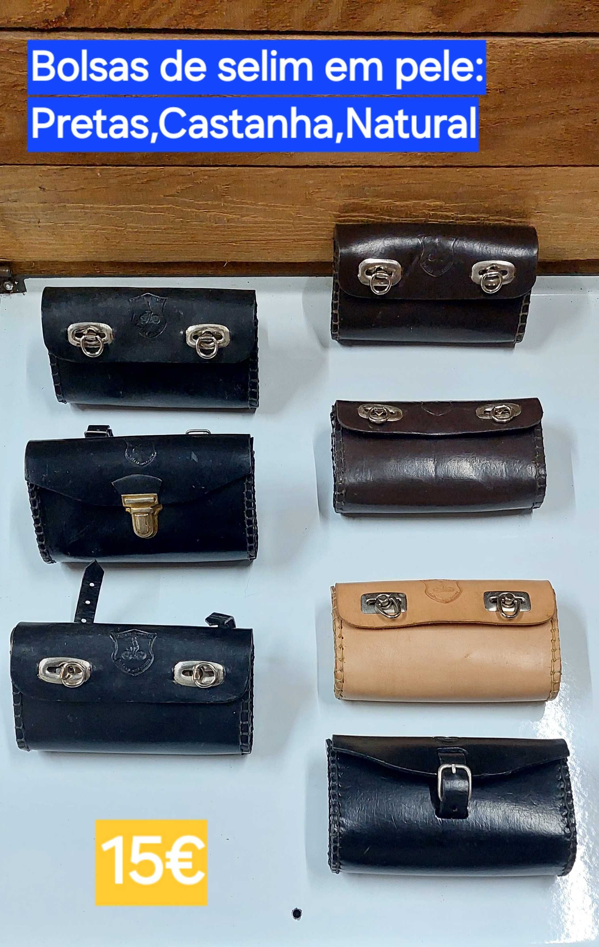 Bolsas em pele selim couro / tabor,brooks,cibor,pasteleira yé-yé