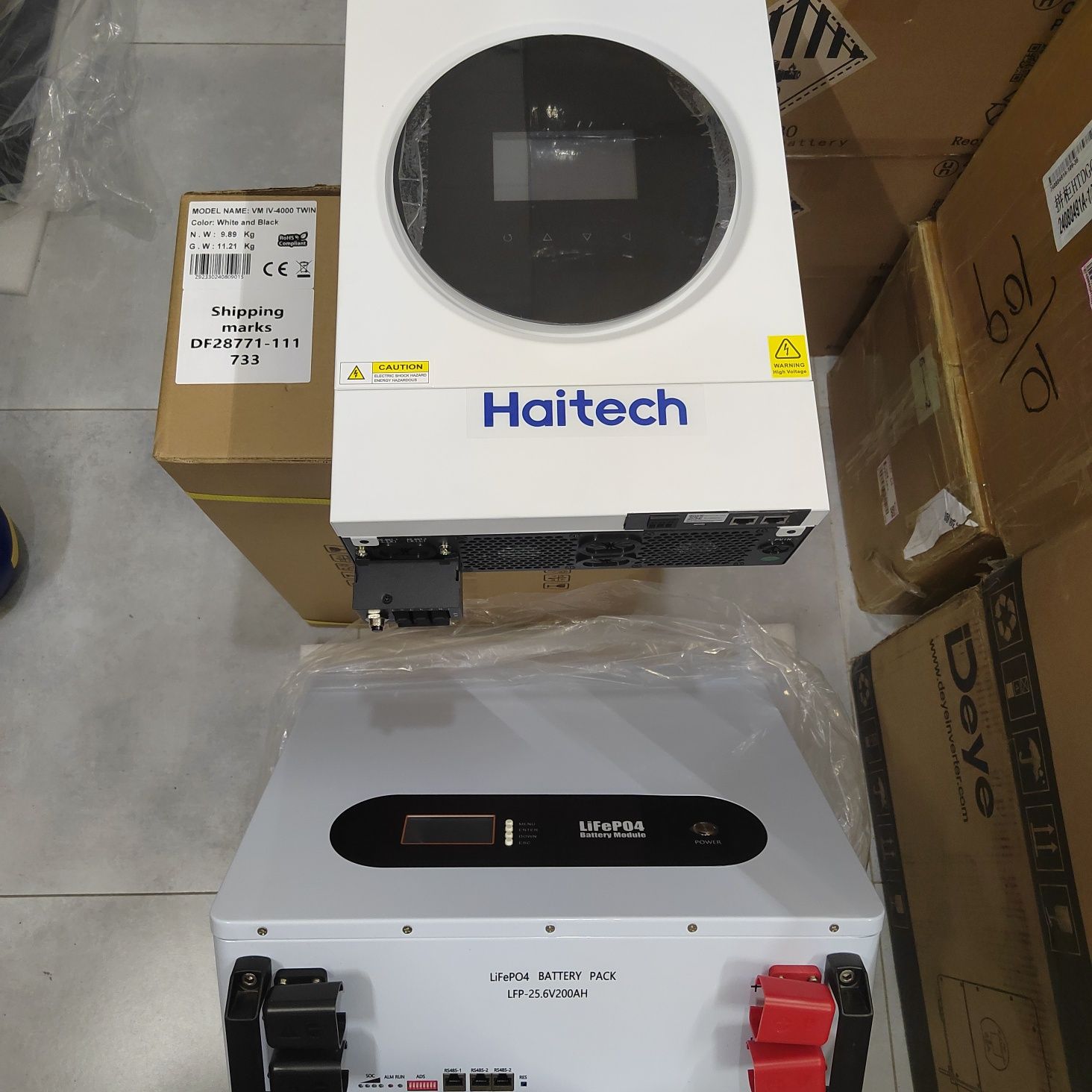 Iнвертор гібридний Hiatech 24v 4,0kwf