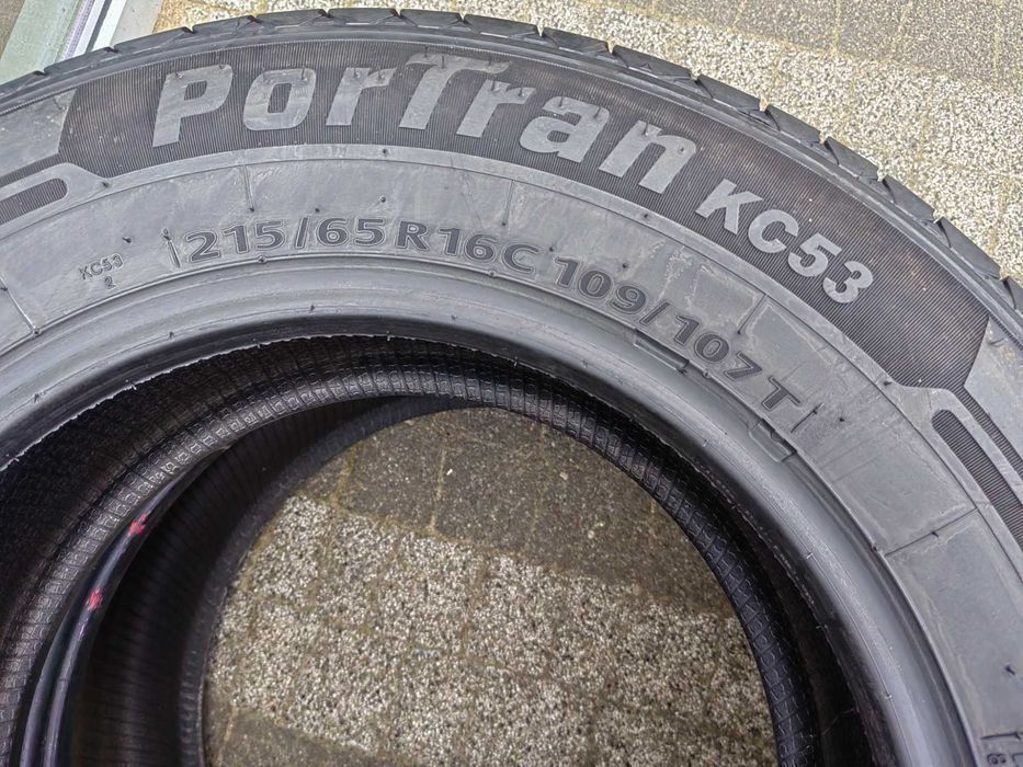 215/65R16C 109/107T Kumho Portran KC53 pojedyncza letnia Bus Lato VAN