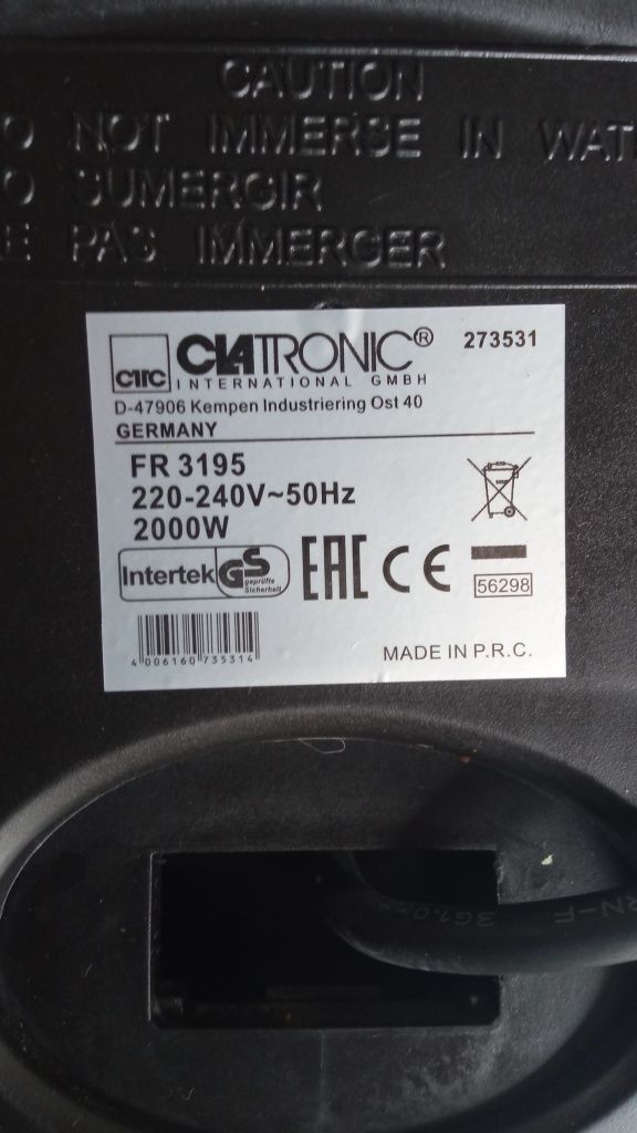 Frytkownica Clatronic FR 3195