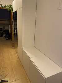 Szafy IKEA półki i lustra