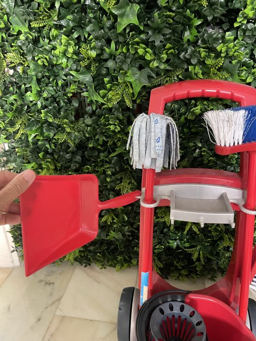 carrinho limpeza Vileda junior para brincar