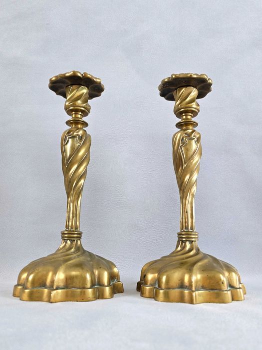 Lichtarze z mosiądzu