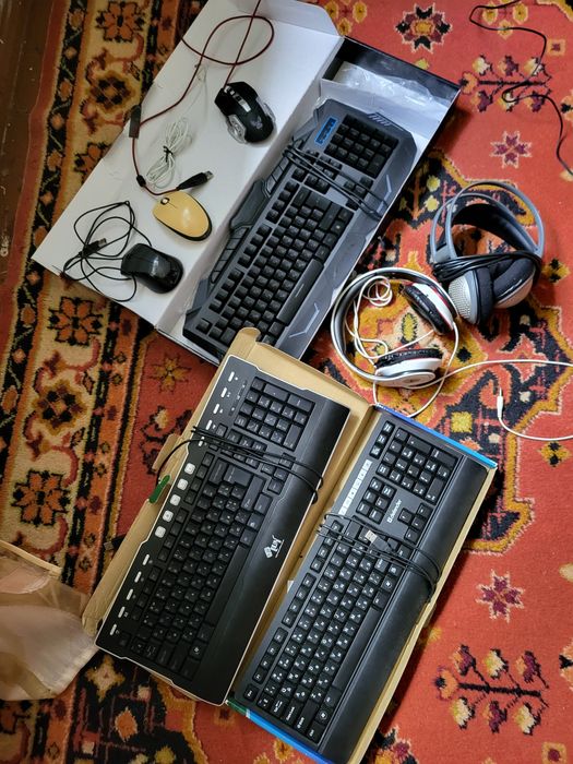 Клавіатура+мишка+навушники