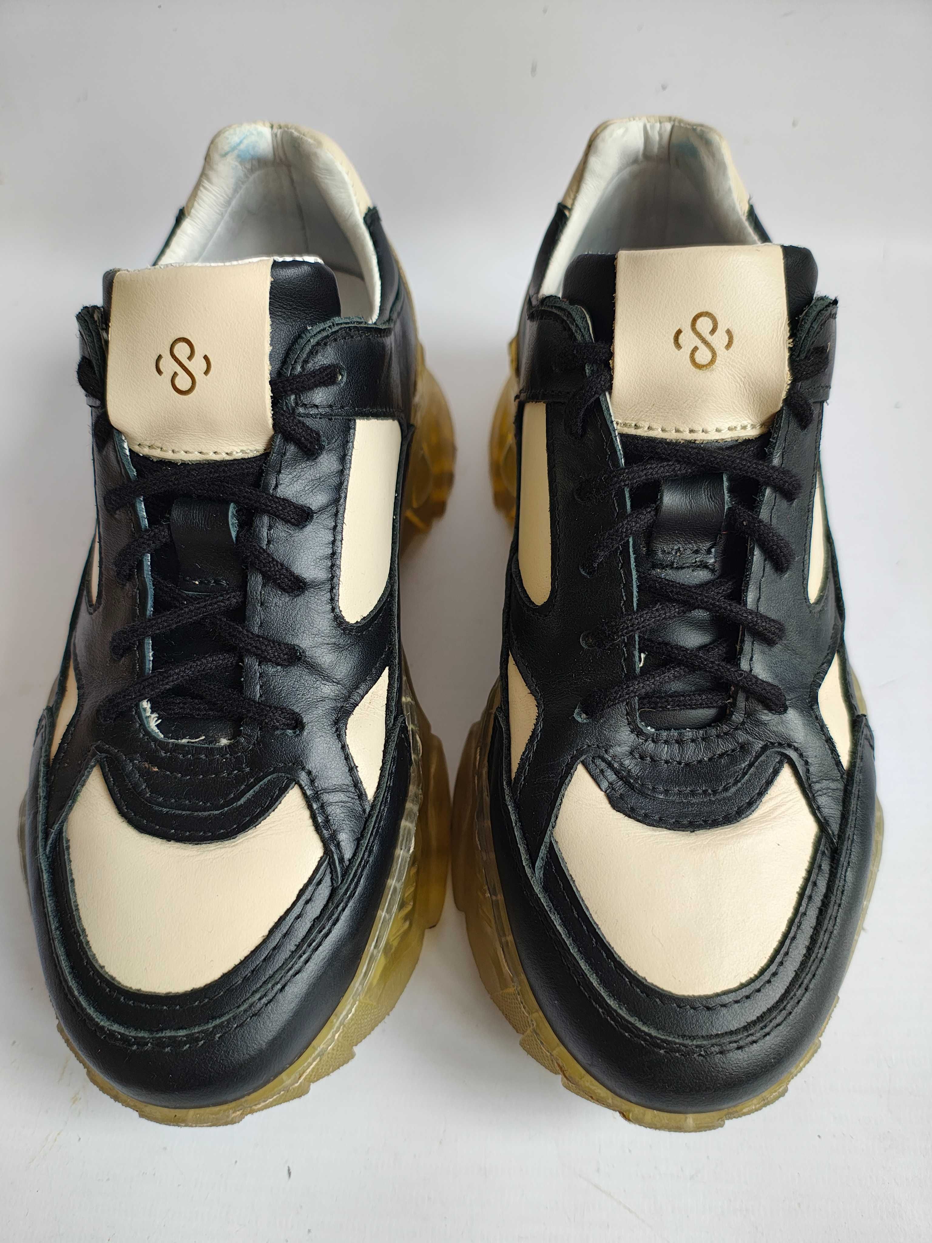 - Summum Leren- Markowe sneakersy r. 37
