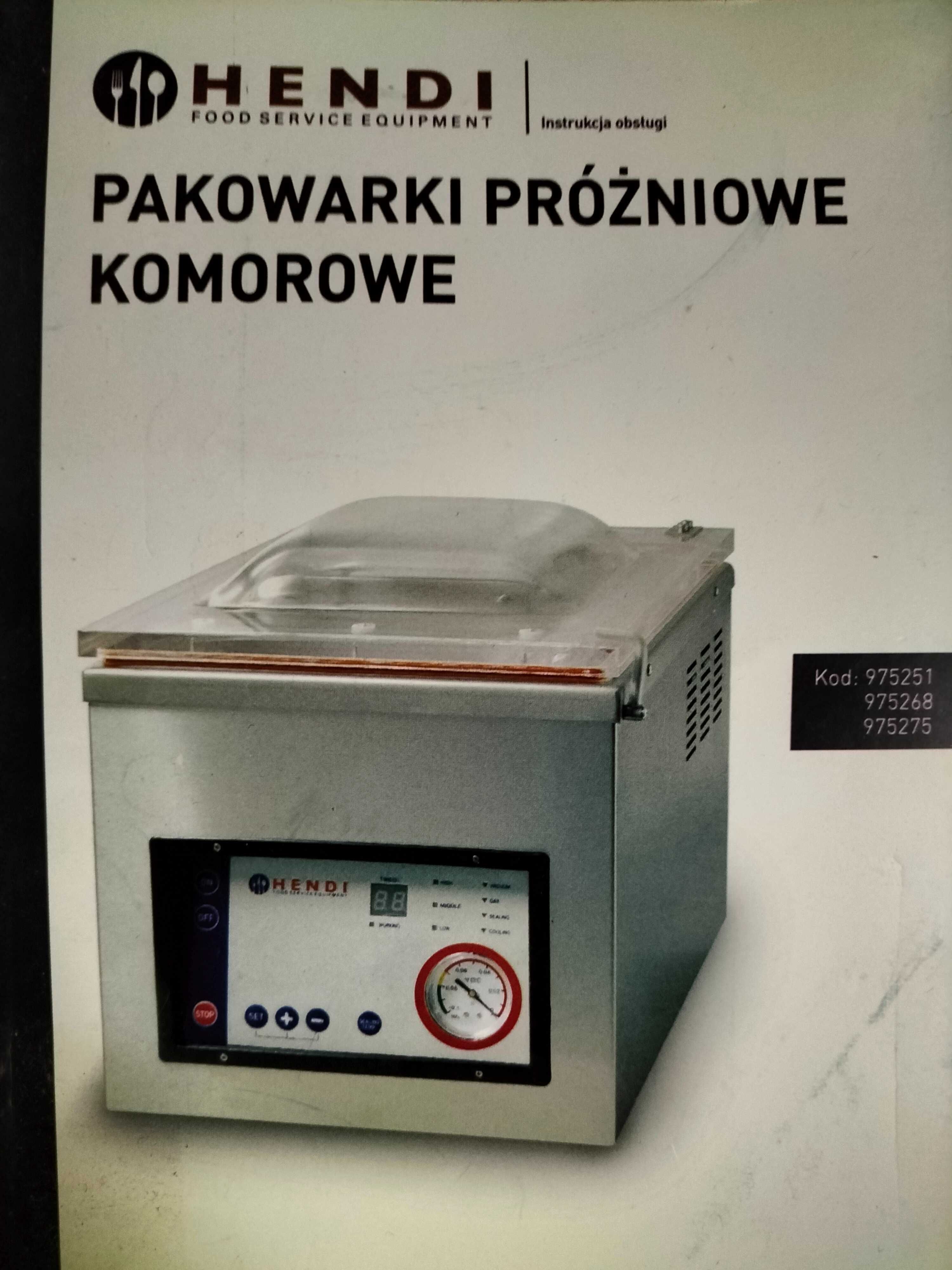 Nowa Pakowarka próżniowo komorowa Hendi