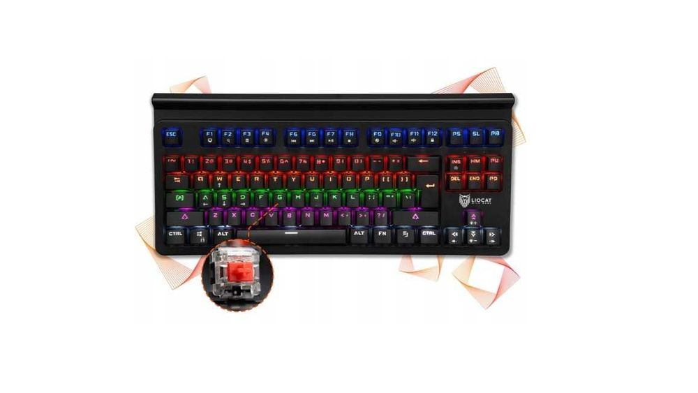 Klawiatura Gamingowa KX 366+ CM Mechaniczna Qwerty LED