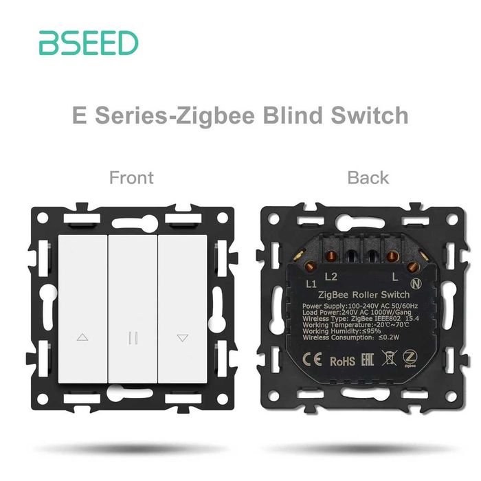 Material BSEED Click E Series - Zigbee - Novos - Nunca Usados