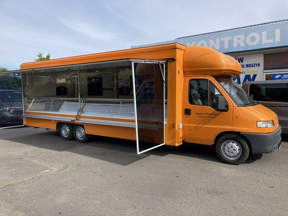 Fiat Ducato  Autosklep wędlin Gastronomiczny Food Truck Foodtruck Sklep bar Borco