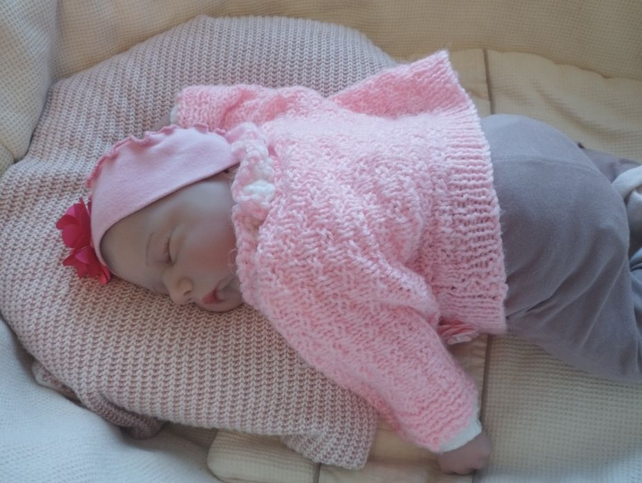 Lalka bobas bobasek reborn jak prawdziwe niemowlę, noworodek