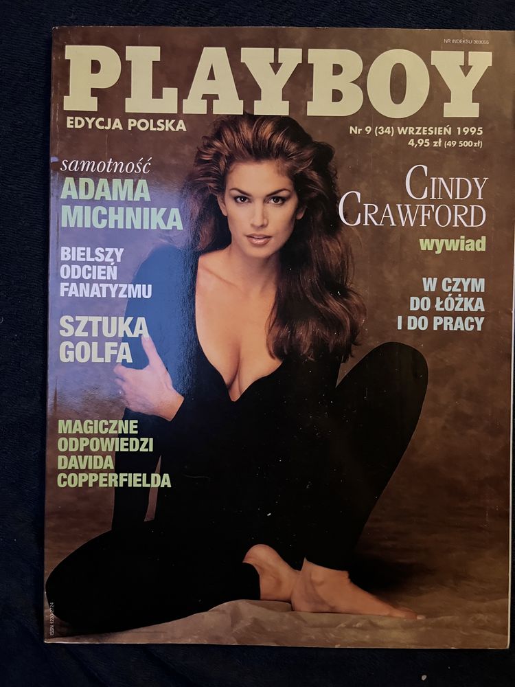 Playboy wydanie polskie. 9 numerów. Rocznik 1995