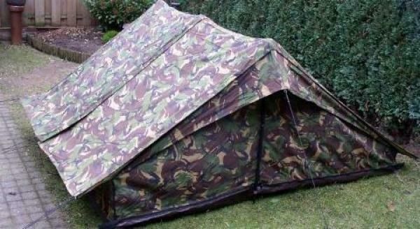 Tenda Camuflada 100% Militar (ctt incluído)