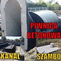 Zbiornik betonowy Piwniczki, szamba, kanały samochodowe, szambo