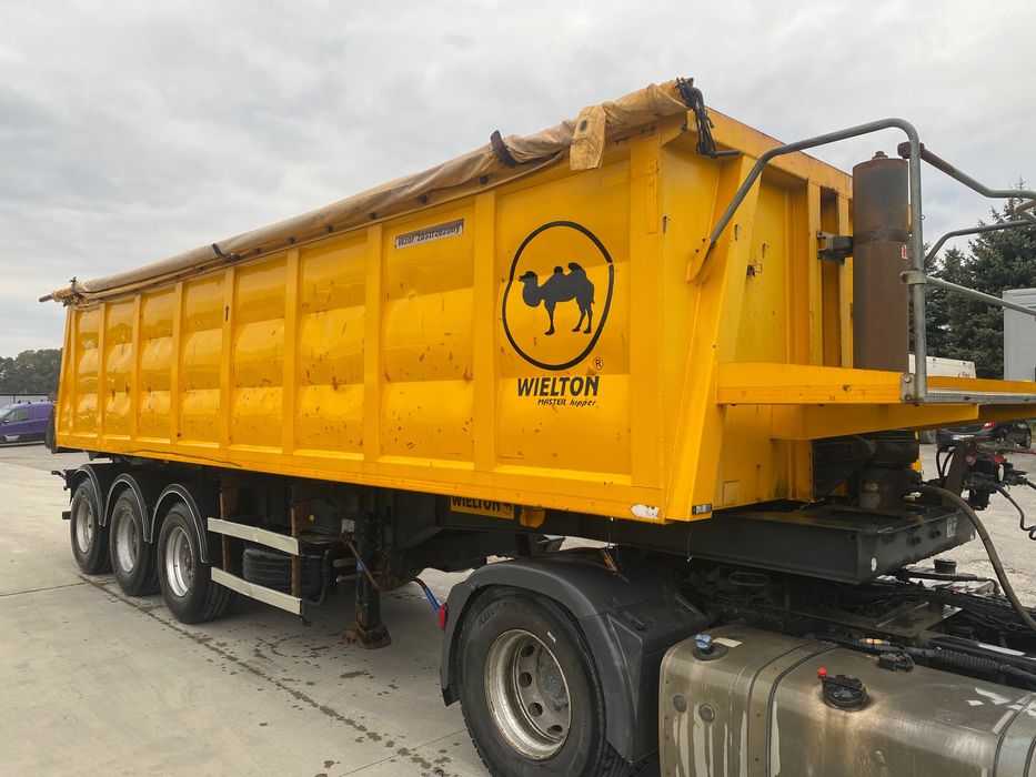 Wynajem Naczepy Wywrotki 33m Stalowa