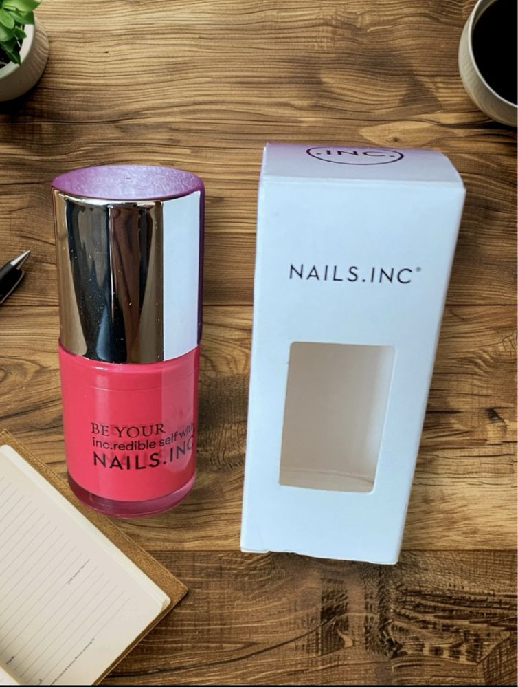 Lakier do paznokci Nails inc malinowy Covent Garden Place 10 ml Nowy