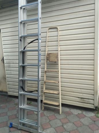 Аренда алюминиевой лестницы 7.6метров CRAFT(Германия) 90 грн/сутки.