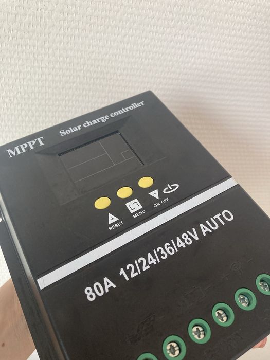MPPT 80А 12/24/36/48В Контролер заряду сонячних панелей