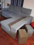 Sofá com chaise-longue