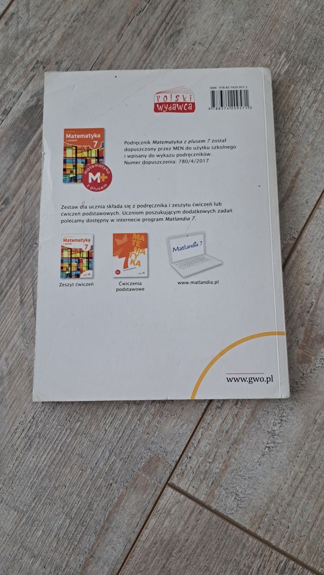 Matematyka z plusem zbiór zadań klasa 7 GWO