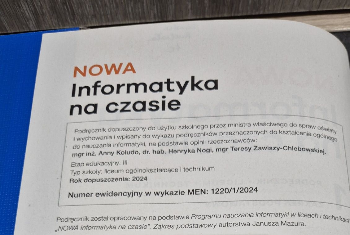 Nowa Informatyka na czasie 1