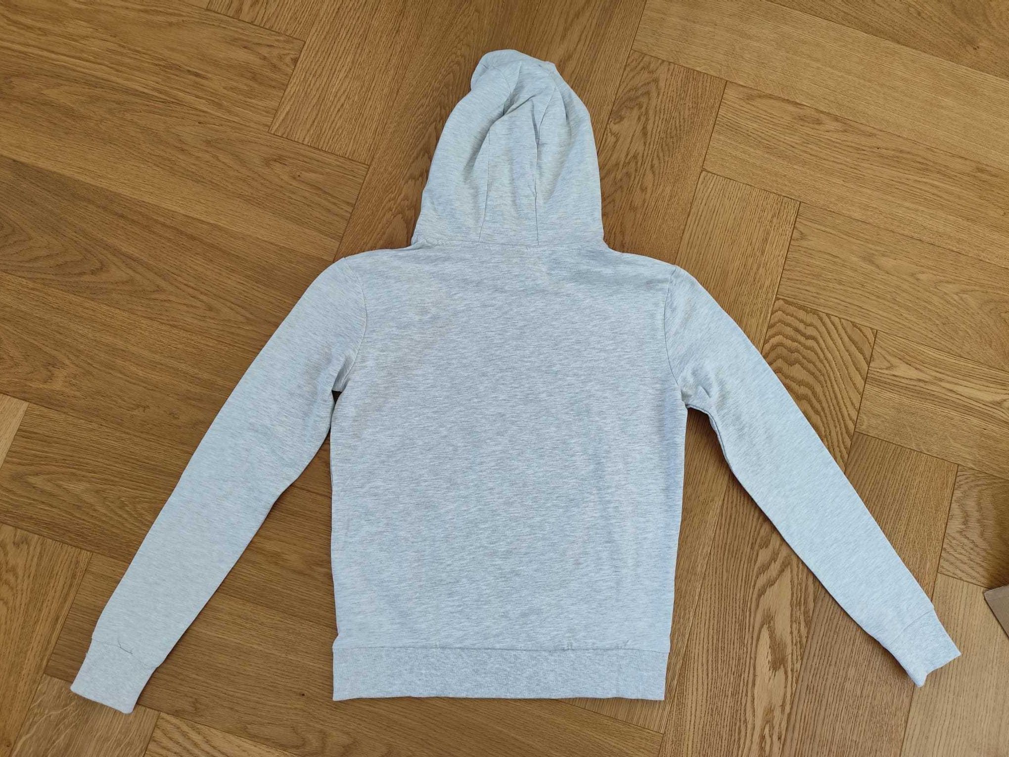Nowa damska bluza z kapturem S 36 Barbie szara róż Mattel