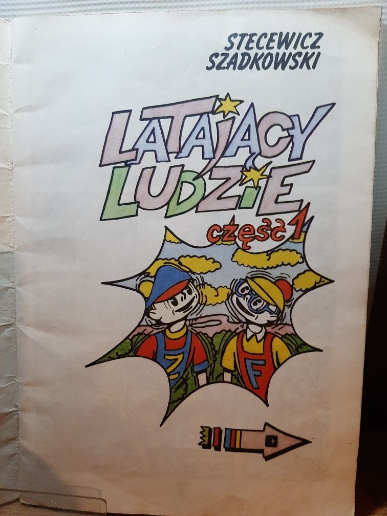 Komiks Latający ludzie cz. 1,  S. Szadkowski polecam