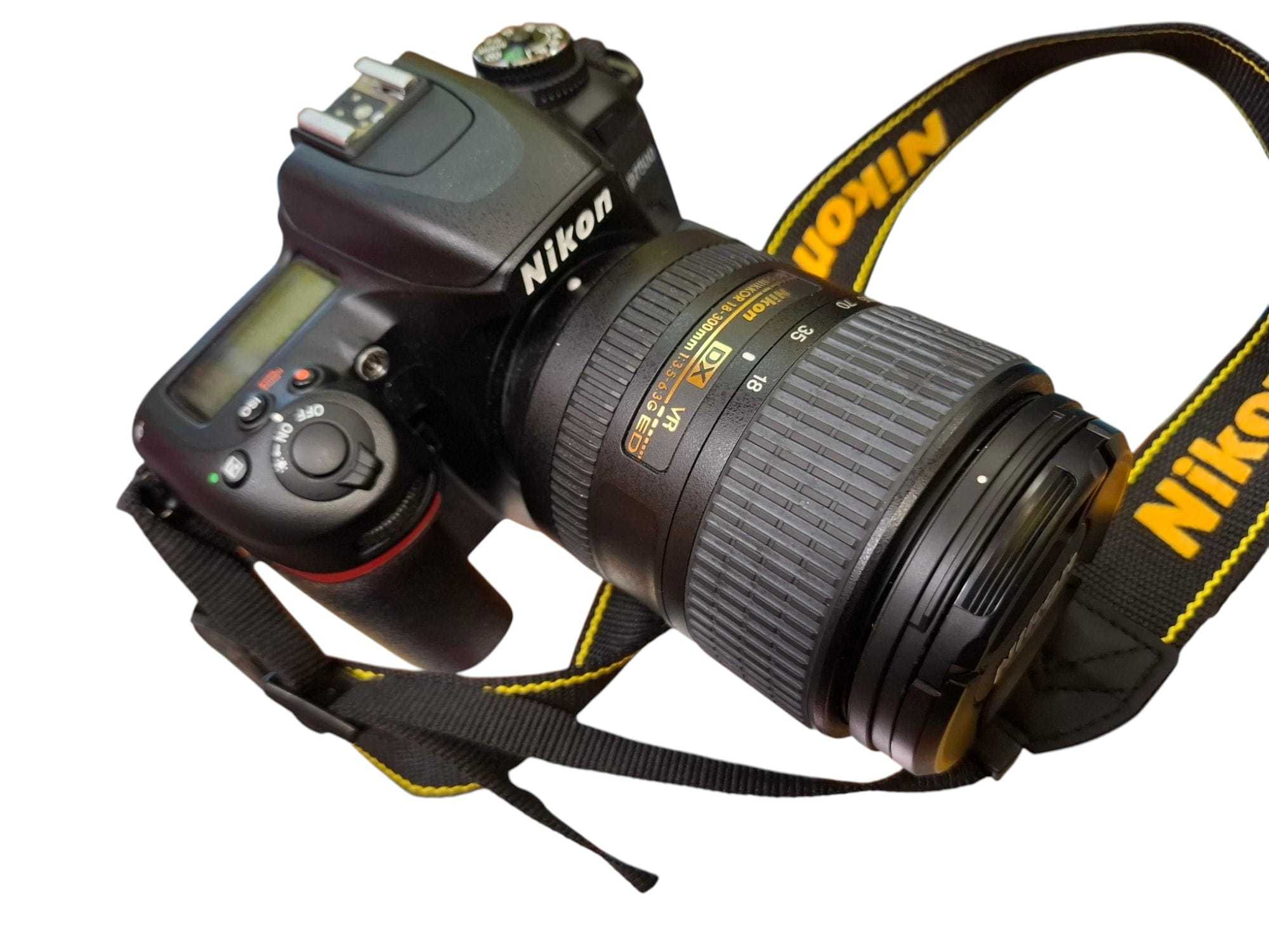 Lustrzanka Nikon D7500 + obiektyw Przebieg 130 zdjęć