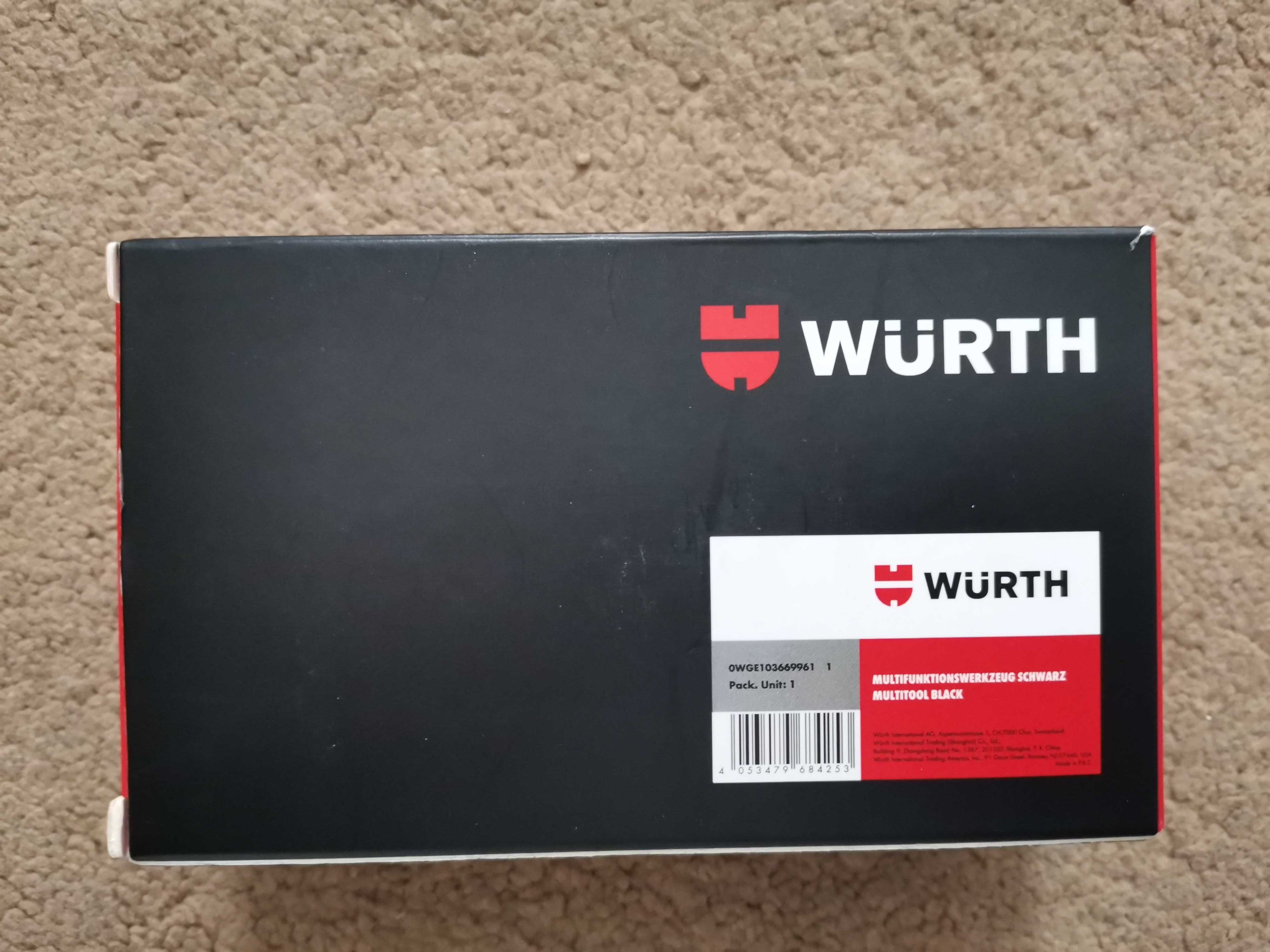 Wurth  MULTITOOL BLACK  Würth oryginalny !!! Nowy !!!