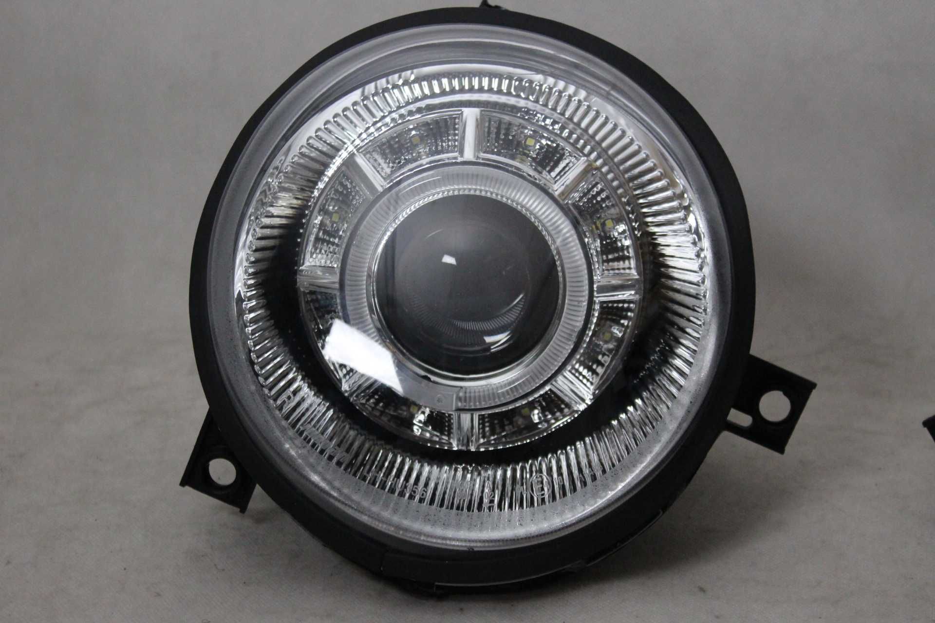 Reflektory lampy przednie przód VW LUPO 98-05 Chrom LED TUNING RINGI
