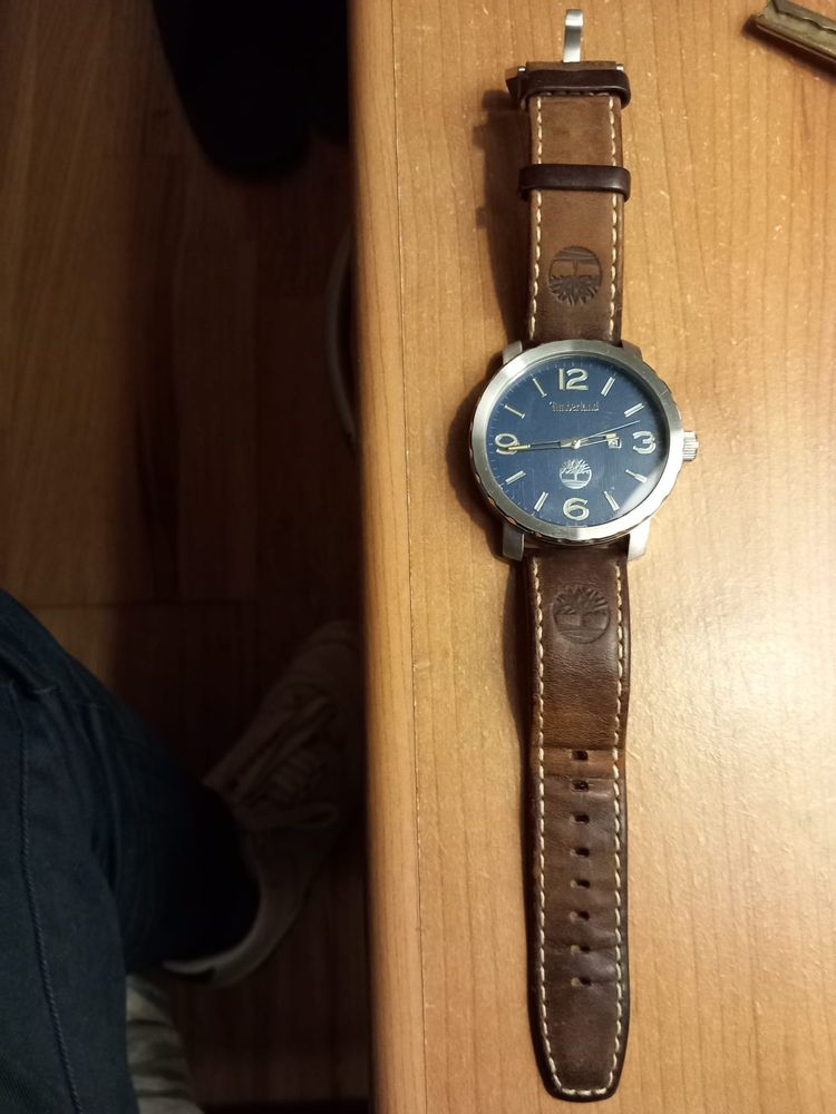 Relógio como novo timberland