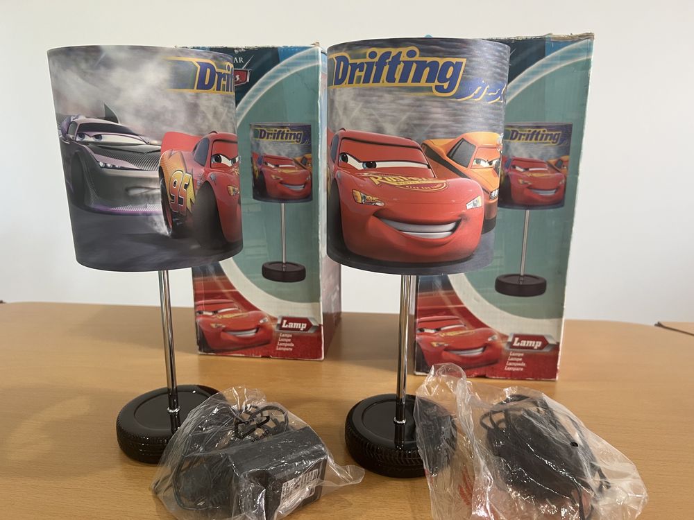 Conjunto candeeiros faísca McQueen lightning McQueen Disney