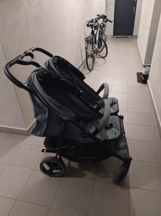 Wózek podwójny zielony