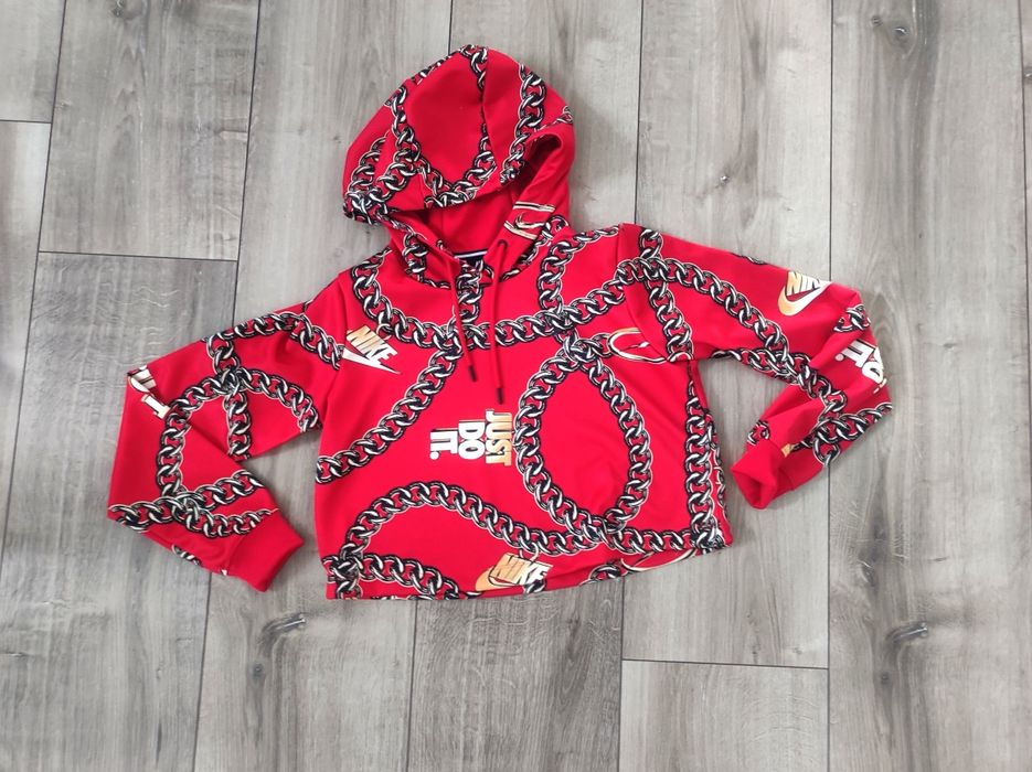 Bluza krótka z kapturem Nike just do it