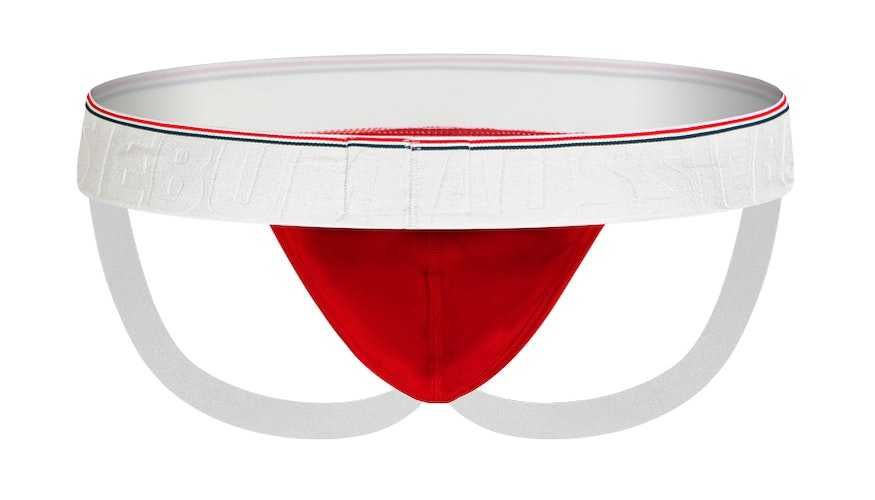 Majtki Jockstrap Stringi Slipy AussieBum r.L czerwone