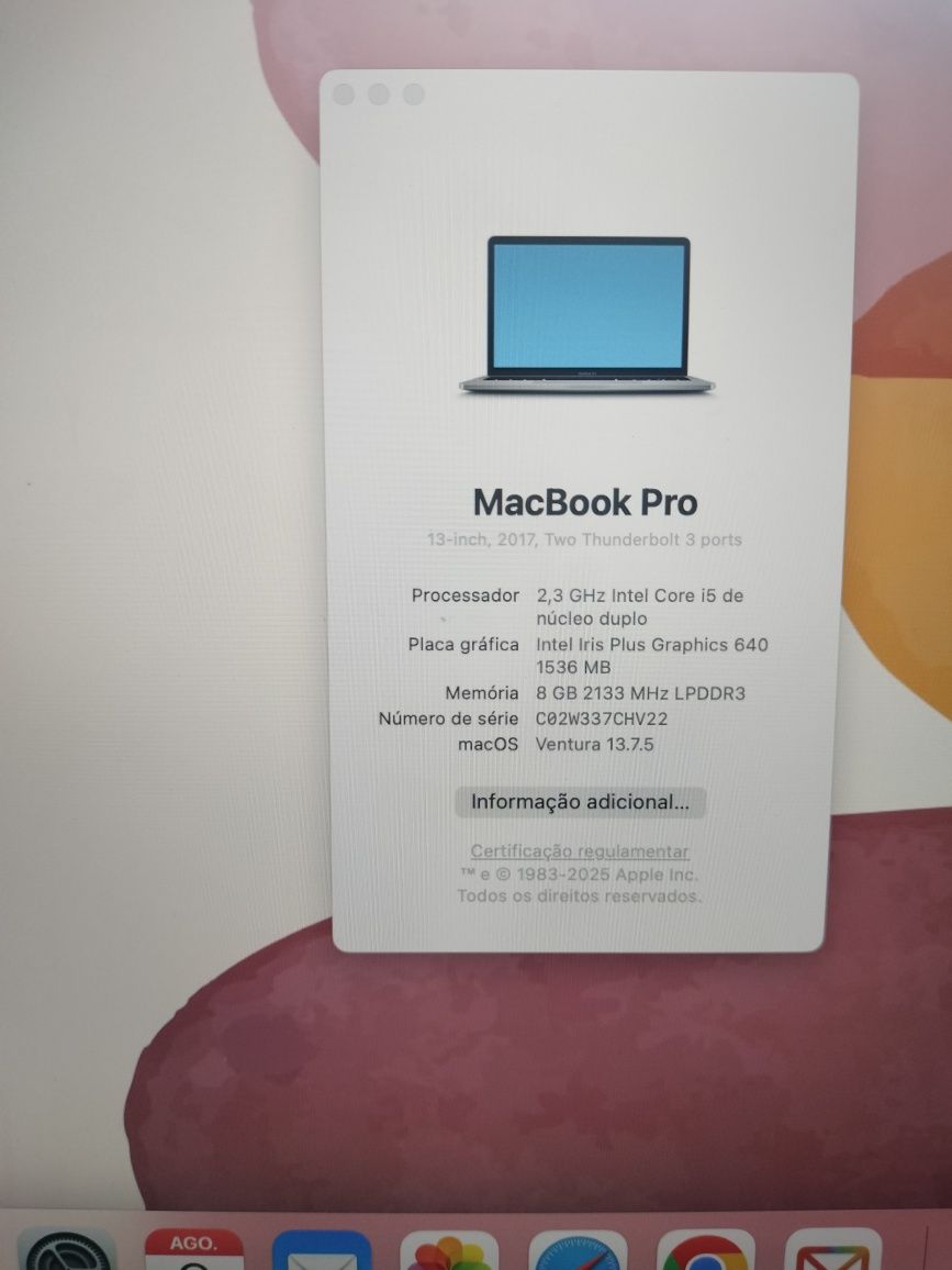 Portátil MacBook Pro excelente estado