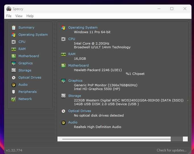 Pc Portatil HP i5