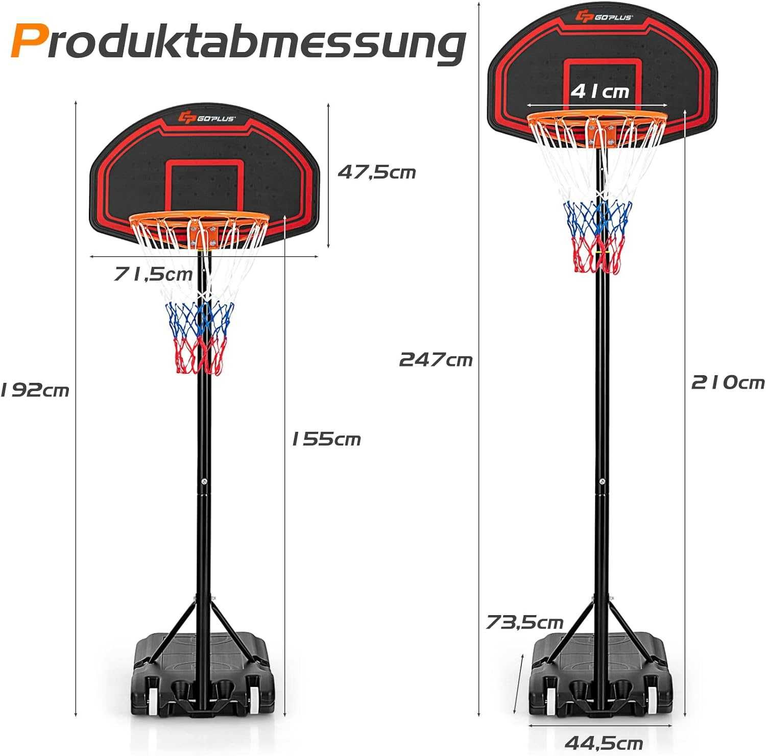 NOWY*wysyłka kosz do koszykówki dla dzieci 155-210cm 2m regulowany
