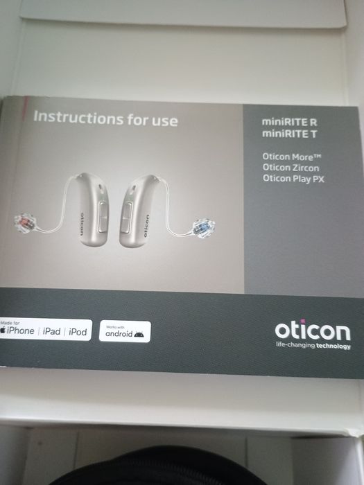 Aparaty słuchowe Nowy komplet OTICON MORE 3 MINIRITE R