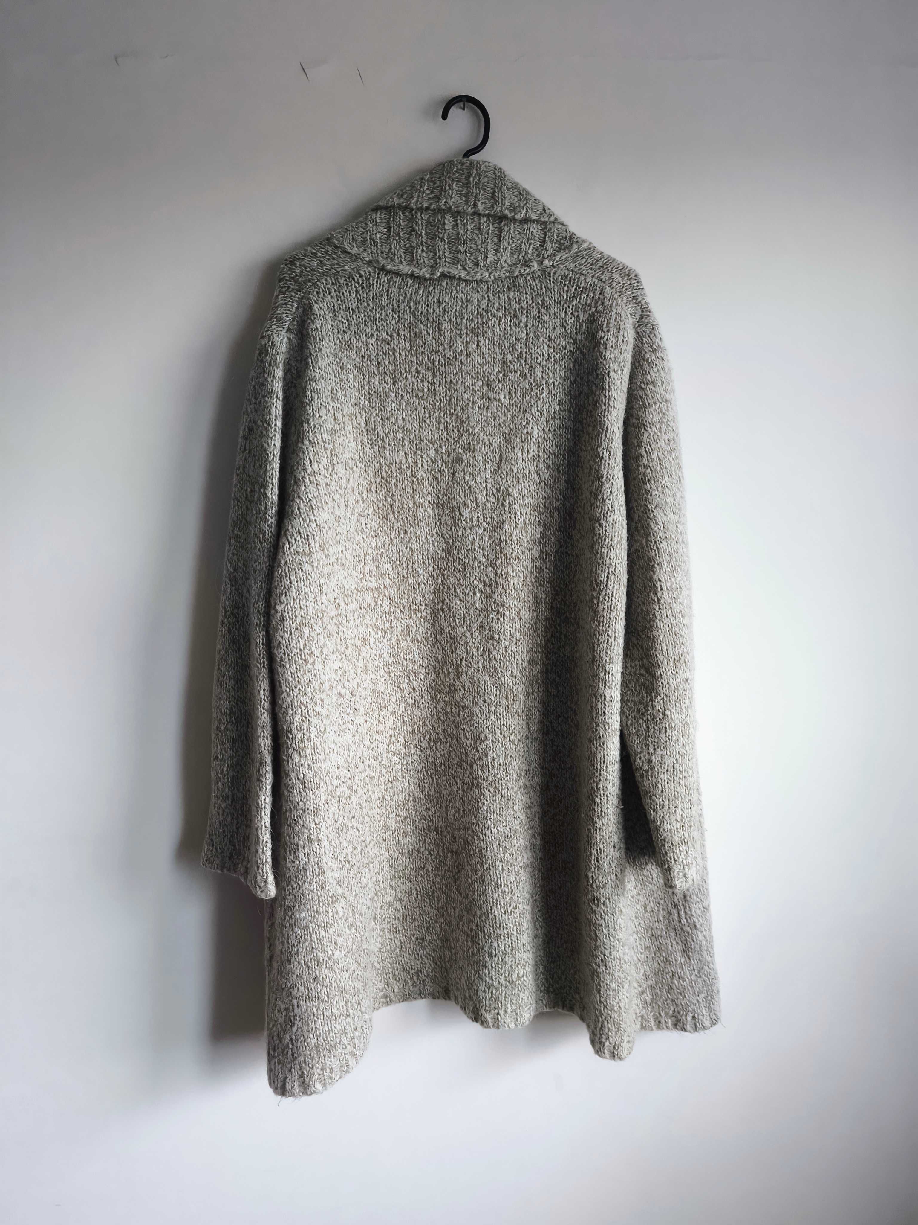 Elegancki i ciepły kardigan vintage marki Ann Harvey 44/46