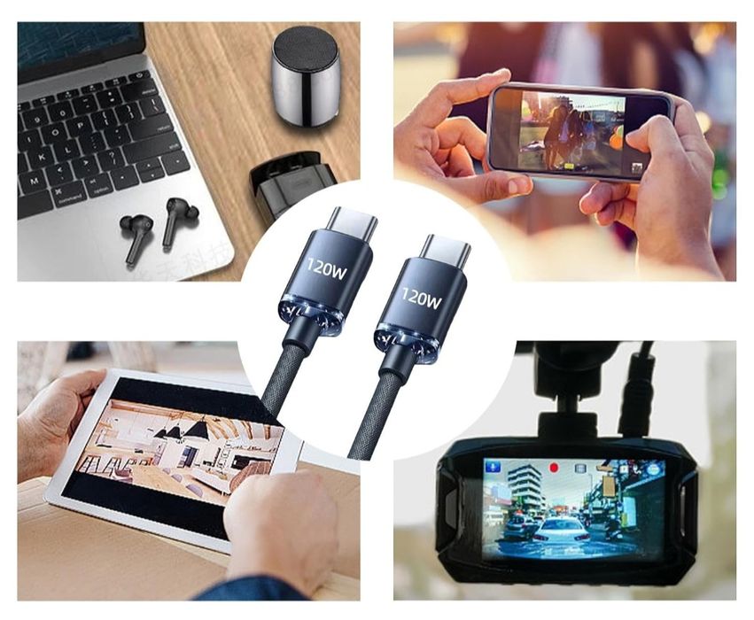Cabo USB-C para USB-C 120W