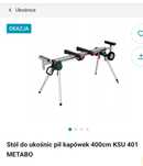 Stół do ukośnic pił kapówek 400cm KSU 401 METABO