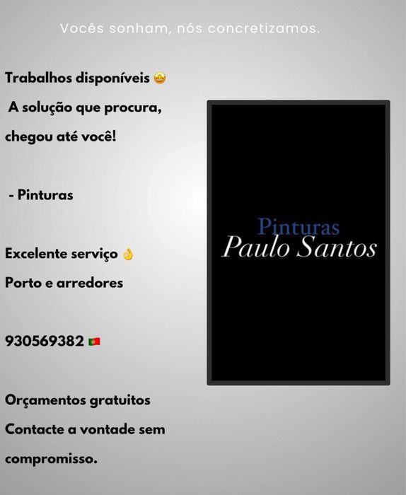 Bom pintor ( todo o tipo de serviços de pintura )