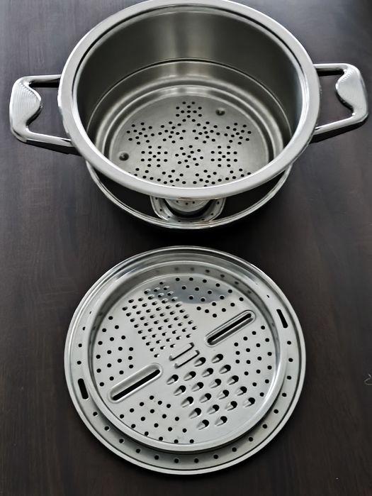 Zepter durszlak garnek do gotowania na parze, tarka i obręcz